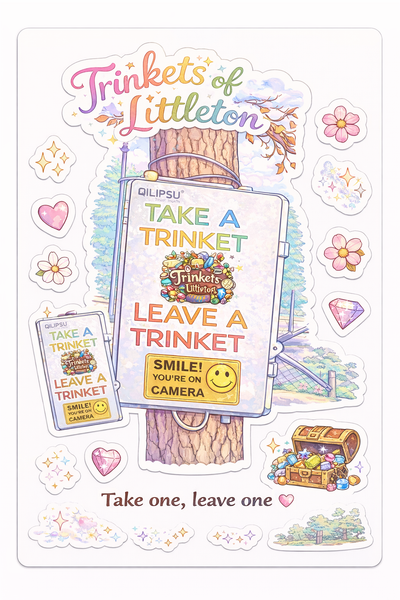 👉 Trinkets of Littleton Full Sticker Collection (Vol 1–4)