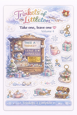 👉 Trinkets of Littleton Sticker Sheet – Volume 4 (Winter Collection)